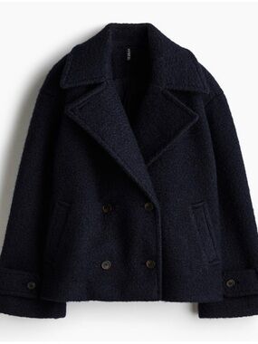 H&M Navy Pea Coat
